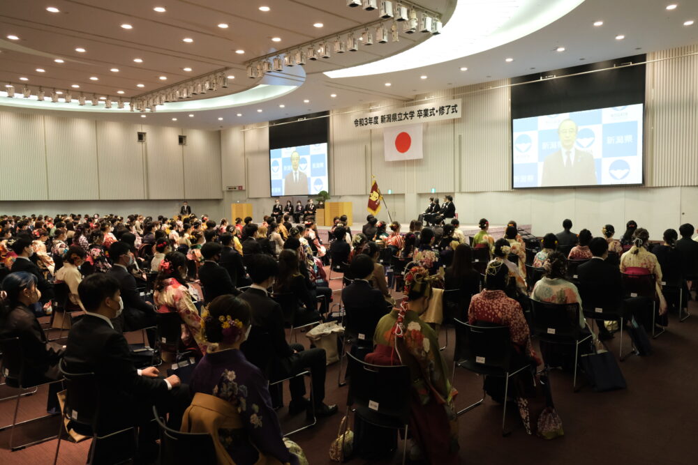 【開催報告】令和３年度卒業式・修了式を挙行しました